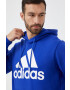 adidas Bavlněná mikina pánská s kapucí s potiskem - Pepit.cz