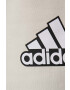 adidas Bavlněné kalhoty dámské černá barva s aplikací - Pepit.cz