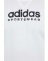 adidas Bavlněné tričko bílá barva - Pepit.cz