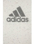 adidas Dětské tričko G FI BL béžová barva s potiskem - Pepit.cz