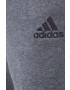 adidas Kalhoty GK8826 pánské šedá barva s aplikací - Pepit.cz