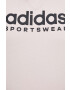 adidas Mikina pánská růžová barva s kapucí s potiskem - Pepit.cz