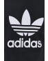 adidas Originals Bavlněná mikina H06651 pánská černá barva s potiskem H06651-BLK/WHT - Pepit.cz