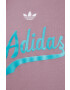 adidas Originals Bavlněná mikina HD9784 dámská růžová barva s aplikací HD9784-MAGM/WHI - Pepit.cz