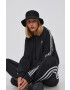 adidas Originals Bavlněná mikina dámská béžová barva s kapucí s potiskem - Pepit.cz