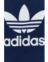 adidas Originals Bavlněná mikina dámská béžová barva s kapucí s potiskem - Pepit.cz