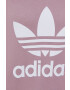 adidas Originals Bavlněná mikina Adicolor HE9536 dámská růžová barva s potiskem - Pepit.cz