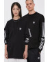 adidas Originals Bavlněná mikina černá barva s potiskem H41315-BLACK - Pepit.cz