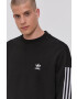 adidas Originals Bavlněná mikina černá barva s potiskem H41315-BLACK - Pepit.cz