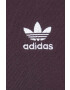 adidas Originals Bavlněné šaty fialová barva midi oversize - Pepit.cz