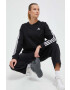 adidas Originals Bavlněné tepláky Open Hem Pant černá barva IC5505 - Pepit.cz