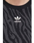 adidas Originals Bavlněné tričko černá barva - Pepit.cz