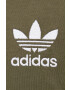 adidas Originals Bavlněné tričko zelená barva s aplikací - Pepit.cz