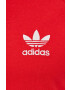 adidas Originals Bavlněné tričko Adicolor HE9547 červená barva s aplikací HE9547-VIVRED - Pepit.cz