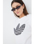 adidas Originals Bavlněné tričko Trefoil Moments HB9436 bílá barva - Pepit.cz