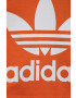 adidas Originals Dětské bavlněné tričko oranžová barva s potiskem - Pepit.cz