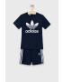 adidas Originals Dětská souprava HK2970 tmavomodrá barva - Pepit.cz