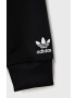 adidas Originals Dětská mikina HB9461 černá barva s potiskem - Pepit.cz