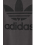 adidas Originals Dětské bavlněné tričko TREFOIL šedá barva - Pepit.cz