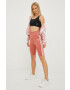 adidas Originals Kraťasy dámské oranžová barva s aplikací high waist HL6770-MAGEAR - Pepit.cz