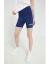 adidas Originals Kraťasy dámské tmavomodrá barva s aplikací high waist - Pepit.cz