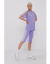 adidas Originals Kraťasy GN4440 dámské fialová barva s aplikací high waist - Pepit.cz