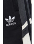 adidas Originals Kraťasy dámské černá barva hladké high waist IA6451-black - Pepit.cz