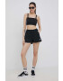 adidas Originals Kraťasy Adicolor HC0628 dámské červená barva hladké high waist - Pepit.cz