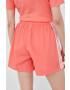 adidas Originals Kraťasy Adicolor HF7454 dámské růžová barva s aplikací high waist - Pepit.cz