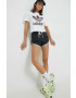 adidas Originals Kraťasy Always Original dámské černá barva s aplikací high waist - Pepit.cz