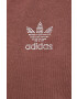 adidas Originals Mikina HF6768 dámská hnědá barva hladká - Pepit.cz