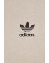 adidas Originals Mikina pánská béžová barva s kapucí s aplikací - Pepit.cz