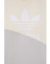 adidas Originals Mikina Adicolor HC7055 dámská šedá barva s potiskem HC7055-WONWHI - Pepit.cz