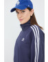 adidas Originals Mikina Adicolor HC4548 dámská fialová barva s aplikací - Pepit.cz