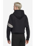 adidas Originals Mikina Adicolor Neuclassics Hoodie dámská černá barva s kapucí s aplikací IB5922-black - Pepit.cz