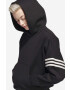 adidas Originals Mikina Adicolor Neuclassics Hoodie dámská černá barva s kapucí s aplikací IB5922-black - Pepit.cz