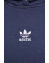 adidas Originals Mikina HF7506 dámská tmavomodrá barva hladká - Pepit.cz