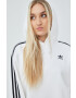 adidas Originals Mikina HN5884 dámská bílá barva s aplikací HN5884-WHITE - Pepit.cz