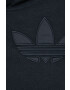 adidas Originals Mikina Trefoil Moments HE4732 dámská černá barva s aplikací - Pepit.cz