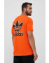 adidas Originals Tričko oranžová barva s potiskem - Pepit.cz