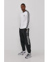 adidas Originals Tričko s dlouhým rukávem GN3477 pánské bílá barva hladké GN3477-WHITE - Pepit.cz