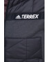 adidas TERREX Bunda adidas Performance GU8925 dámská šedá barva přechodná - Pepit.cz