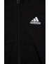 adidas Performance Dětská mikina GS2165 černá barva hladká - Pepit.cz