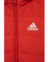 adidas Performance Dětská péřová bunda H45033 červená barva - Pepit.cz