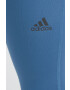 adidas Performance Běžecké legíny HB9366 dámské modrá barva hladké - Pepit.cz