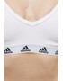 adidas Performance Podprsenka HG3783 bílá barva hladký - Pepit.cz