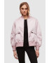 AllSaints Bomber bunda dámský růžová barva přechodná oversize - Pepit.cz