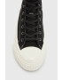 AllSaints Kecky Douglas Script High Top pánské černá barva - Pepit.cz