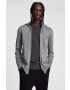 AllSaints Mikina Mode Merino Zip Hood - Pepit.cz