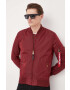 Alpha Industries Bomber bunda vínová barva přechodná 191103.184-Burgundy - Pepit.cz